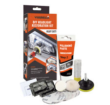 Diy Car Vehicle Motorcycle Headlight Lamp Lens Cleaning Restoration Kit - Auto