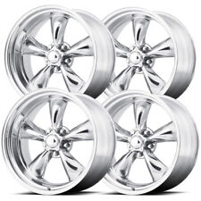 Set Of 4 Staggered American Racing Torq Thrust Ii 15 5x4.5 Polished Rims