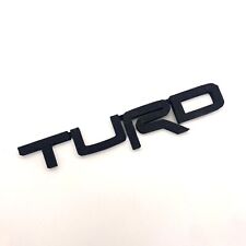Toyota Turd Trd Badge Custom Black Emblem Trd Off Road 6 X 1.75 Funny