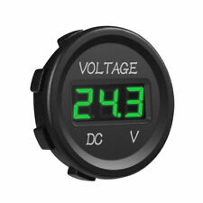 Universal Dc 1224v Digital Voltmeter Voltage Meter Panel Green Led For Auto Car
