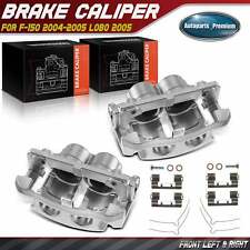 2x Brake Caliper With Bracket For Ford F-150 2004 2005 Front Driver Passenger