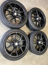 Black Rims And Tires 4 Pic Mercedes-benz Cla 250 Tire Size 235-40-18 Rims 5112