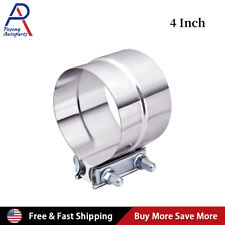 4 Inch Stainless Steel Lap Joint Exhaust Clamp Muffler Sleeve Coupler