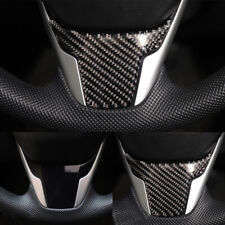 Carbon Fiber Car Steering Wheel Chin Cover Sticker For Honda Civic 16 17 18 19