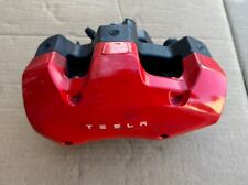 Oem Tesla Model 3 Y Rear Brake Caliper Performance Left Driver Side Brembo Red