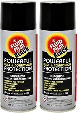 Fluid Film As11b Undercoating Protection Rust Inhibitor Spray Can Black 2 Pack