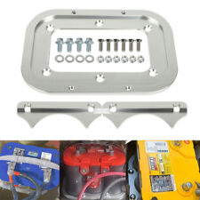 Aluminum Battery Tray Hold Down Mount Trunk Relocation Box For Optima D34 3478