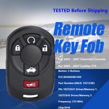 Transmitter Keyless For Chevrolet Corvette 2005-2007 Remote Key Fob M3n65981403