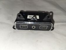 18-20 For Jeep Grand Cherokee Center Console Dual Usb Port Aux Media Hub Oem