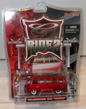 Maisto G-ridez Metallic Red 60s Vw Samba Bus Van 