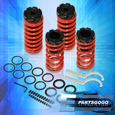 For 00-05 Mitsubishi Eclipse Red Adjustable Coilover Sleeve Lowering Springs Kit
