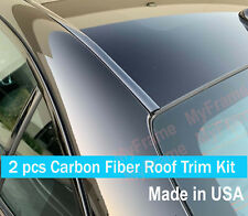 2pcs Flexible Carbon Fiber Roof Trim Molding Kit For Buick 2004-2022 Vehicle