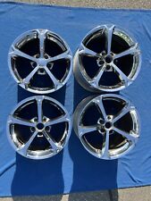 10-13 Corvette C6 Grand Sport 5 Spoke Chrome Wheels 18 19 Aa7072