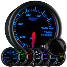 Glowshift Tinted 7 Color Series 100 Psi Fuel Pressure Gauge Gs-t711 Glow Shift