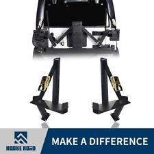 Hooke Road Steel Spare Tire Carrier Jerry Can Mount Fit Jeep Wrangler 1997-2018