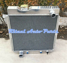 Aluminum Radiator For Ford Mustang V8 Conversion 1964 1965 1966 3row 64 65 66