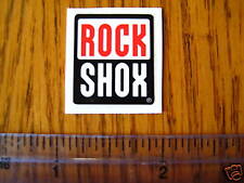 1 Small Rock Shox Mountain Bike Bikes Fork Shox Redblack Sticker Decal