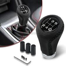 Universal 5 Speed Car Auto Manual Gear Stick Shift Knob Shifter Lever Leather Us