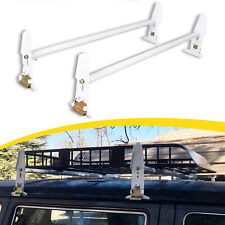 47-77 Adjustable Van Roof Ladder Rack 500lbs For Chevy Ford Gmc Express