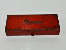 Snap-on Tools Usa Kra-223a Small Red Metal Storage Tool Case Box - Vintage