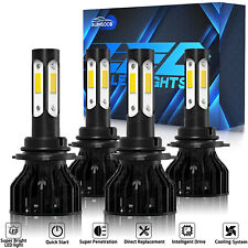 9005 9006 Led Headlights Bulbs Highlow Beam Super Bright 6000k White Combo Kit
