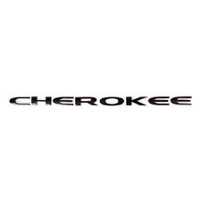 Jeep Cherokee Black Front Door Emblem Badge Nameplate Mopar Oem 1pc