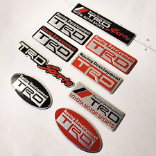 2 Pcs Metal Emblem Badge Stickers For Trd Toyota 4runner Tacoma Rav4 Tundra
