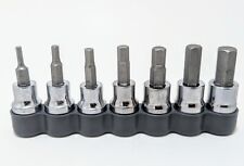 New 7pc Craftsman Metric Allen Key Socket Set 3 - 10mm 38 Inch Drive Polished