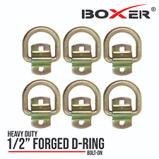 Boxer 6 Pack Heavy Duty Bolt-on Forged Mounting D Ring 12000 Lbs Wll 4000 Lbs