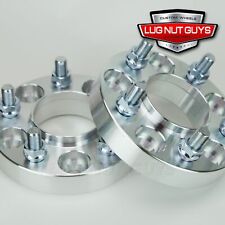 2 Hubcentric Wheel Spacers 5x4.5 25mm 14x1.5 Studs Fits 2015 To 2023 Mustang