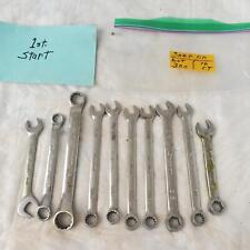 Lot Of 10 Snap-on Double-ended Open Wrench Combination Wrench Tool Lot 350
