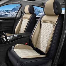 For Hyundai Santa Fe 2009-2018 Car Seat Cover Cushion Luxury Pu Leather Full Set
