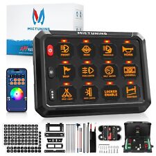 Mictuning Rgb 12 Gang Switch Panel App Control Led Light Relay System Marine Boa