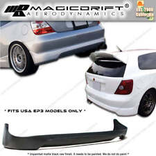 02 03 04 05 Honda Civic Si Hatch Hb Ep3 Type-r Ctr Style Rear Lower Bumper Lip