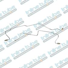 Rear Axle Drum Brake Lines 2pc 05-07 Chevy Gmc Truck 1500 Non Hd Stainless