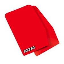 Sparco 03791rs Universal Mud Flaps Guards Red 11x18.5 1 Pair