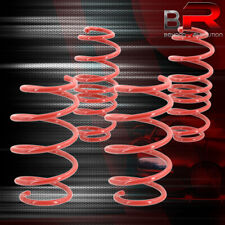 For 1979-2004 Mustang Coupe Suspension 1.5f 1.5r Lowering Coil Springs Red