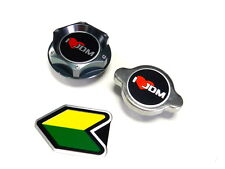 I Love Jdm Mazda Oil Filler Radiator Cap Kit W Beginner Badge