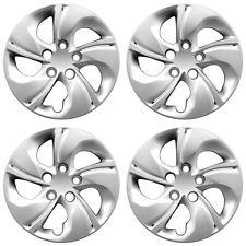 15 5 Twisted Spoke Silver Bolt-on Wheel Cover Hubcaps For 2013-2015 Honda Civic