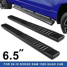 Fits Dodge Ram 1500 Quad Cab 2009-2018 6.5 Running Boards Nerf Bars Side Steps