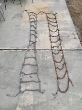 22.5twist Link Single Snow Traction Tire Chain For Semi Truckset Of 2
