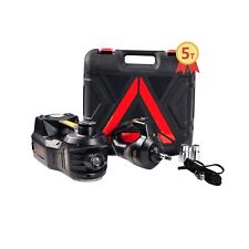 Electric Hydraulic Jack Kit All In One Car Floor Jack Stands Set 3 5 Ton Au...