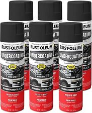 Rust-oleum 248657-6pk Rubberized Undercoating Spray 15 Oz Black 6 Pack