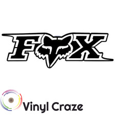 8 Fox Head Bmx Mx Vinyl Motocross Racing Decal Any Color Free Replacementship