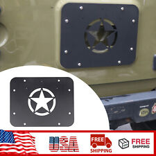 Tailgate Spare Tire Plate Carrier Protector Cover For Jeep Wrangler Jk 2007-2017