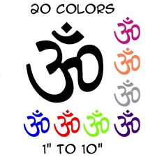 Aum Om Sticker Vinyl Decal - Spiritual Yoga Symbol Hindu Buddha Wall Car Window