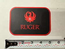 Ruger Sticker Patch 5 Inch - Matte Black High Quality Logo Thick Large
