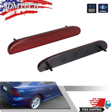 Euro Style Red Lens Rear Side Marker Light Reflectors For 1994-1998 Ford Mustang