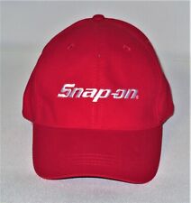 New Snap-on Tools Hat Cap Red W White Logo Wild Impact Adjustable Back New