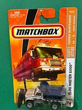 Matchbox 2008 Snow Plow Salt Master 6000 Truck 164 Diecast Mint On Card Bx17